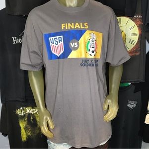 NWT USA Mexico 2019 Gold Cup Finals Fanatics 2XL Soccer Football Tee